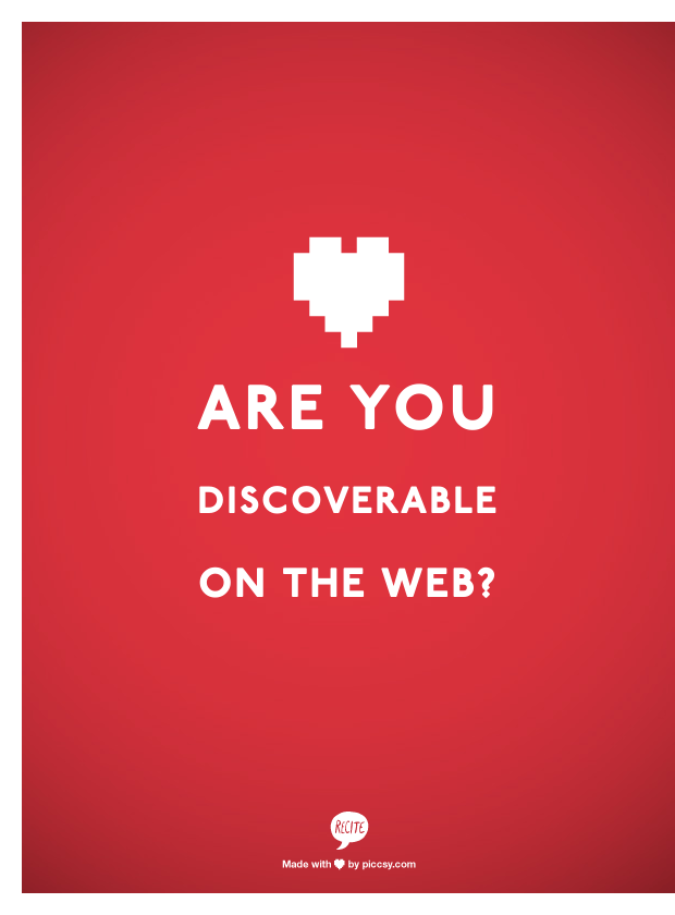 Are you discoverable on the web?