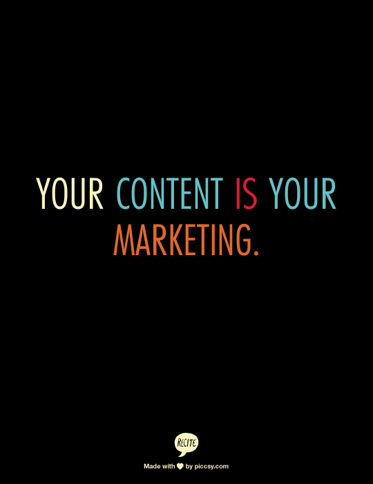 Your Content Is Your Marketing