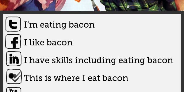 Social Web Explained: The Bacon Edition